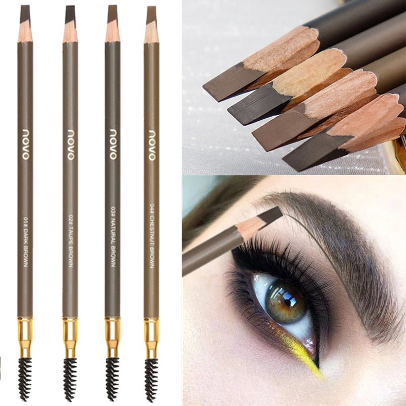 Microblade Effect Brow Pencil - Waterproof & Long - Lasting - HalleBeauty